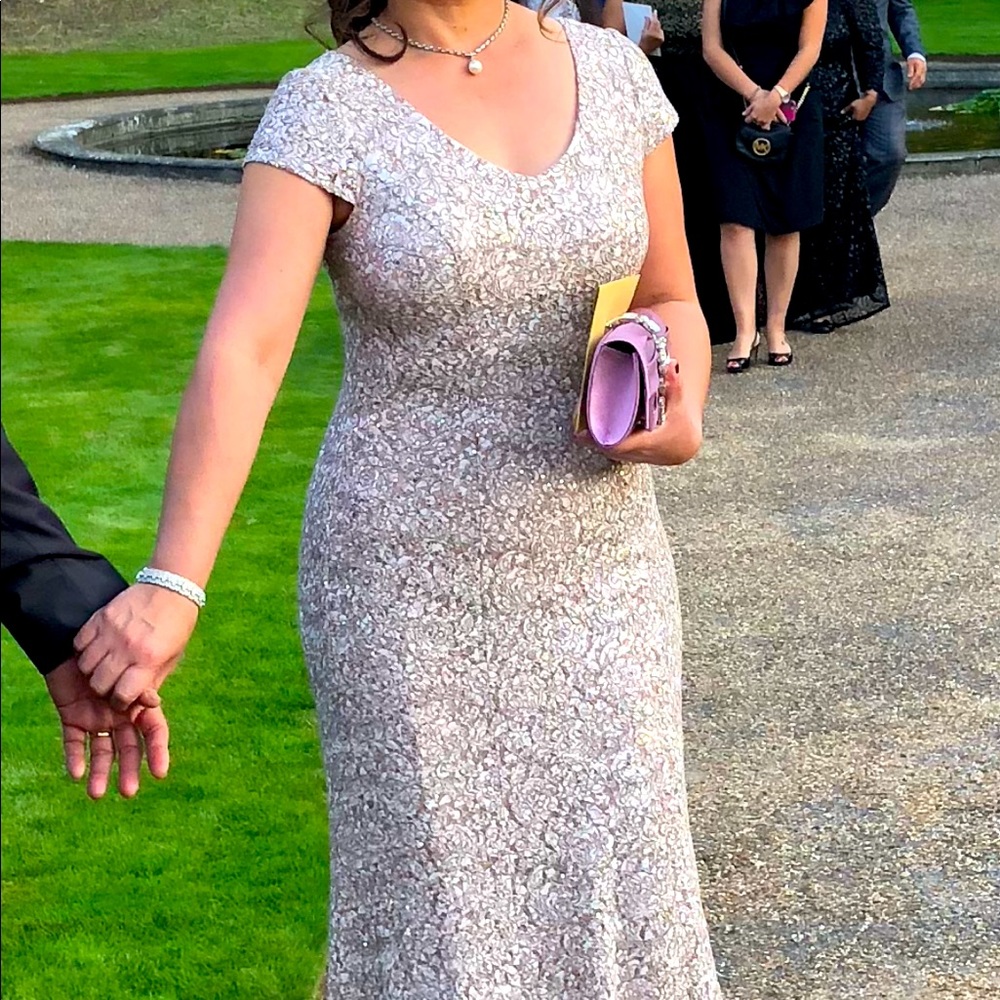 Blush Mother of the bride dress, size 8